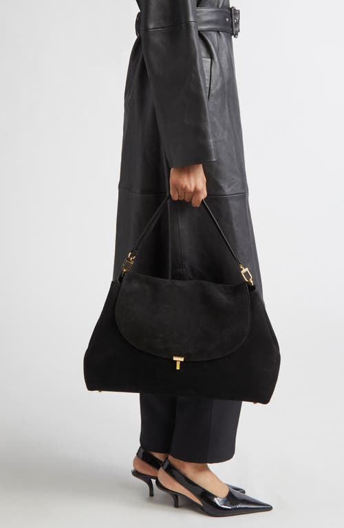 Totême Toteme T-lock Satchel In Burgundy