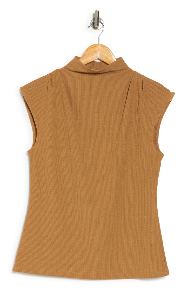 Calvin Klein Mock Neck Sleeveless Top, Alternate, color,