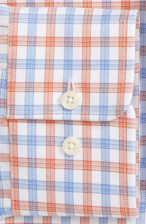 Trim Fit Check Dress Shirt