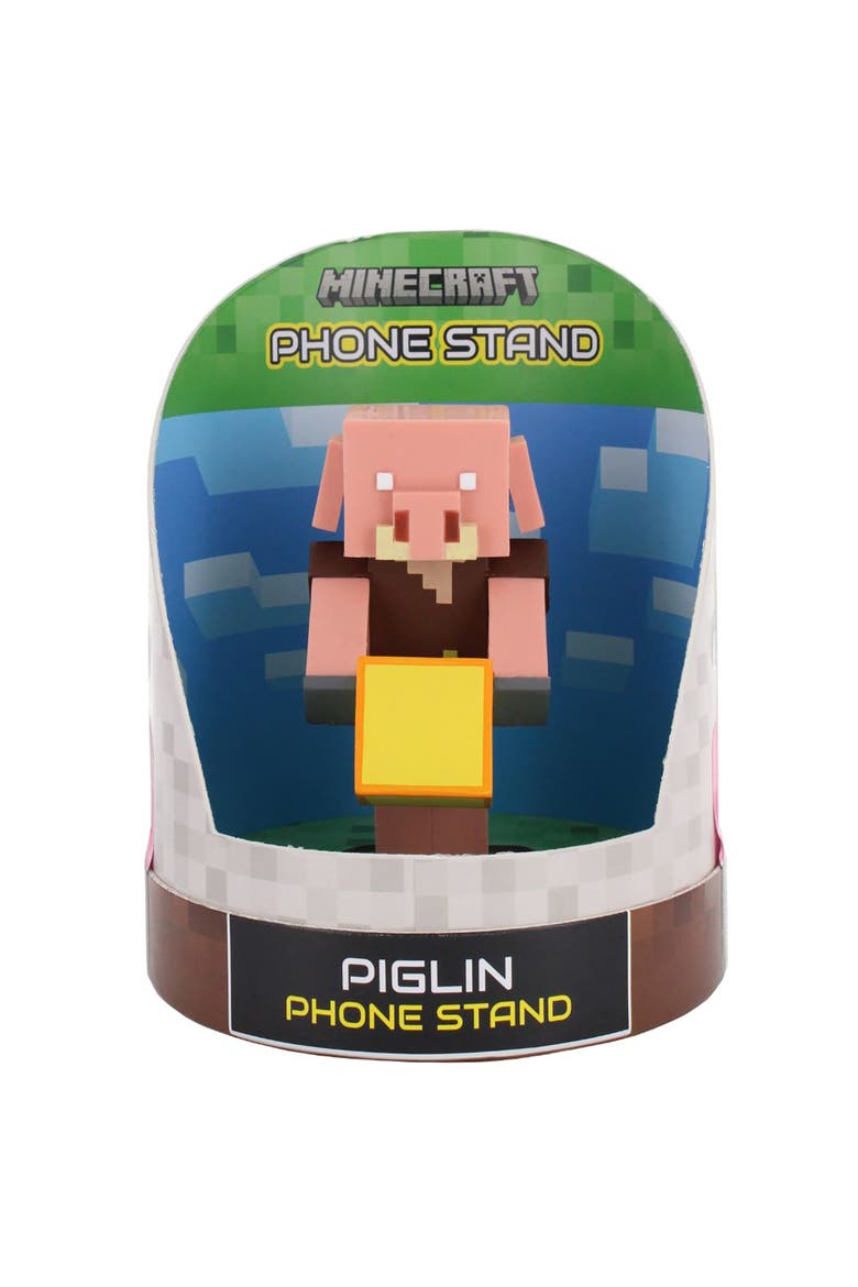 Minecraft 4 Inch Piglin Earbud & Phone Holder, Alternate, color, Multicolored