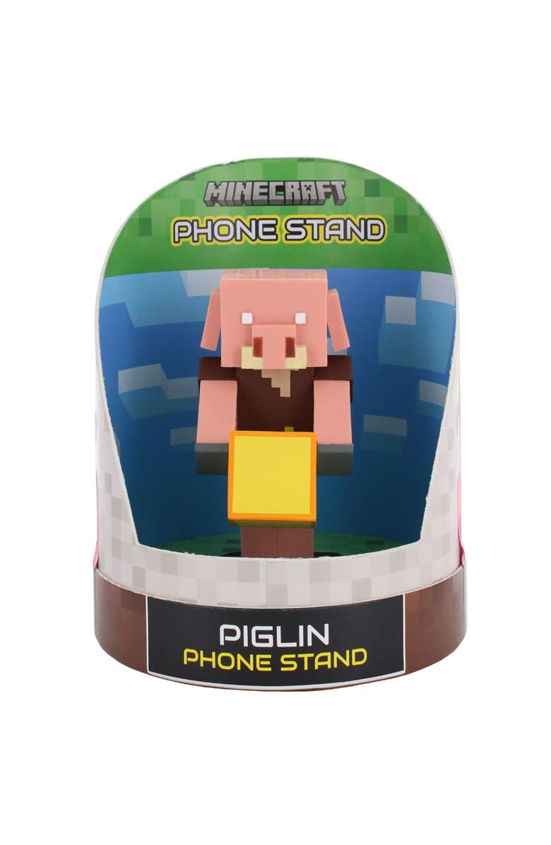 Exquisite Gaming Minecraft 4 Inch Piglin Earbud & Phone Holder, Alternate, color, Multicolored