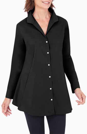 Foxcroft Cecilia Non-Iron Button-Up Tunic Shirt