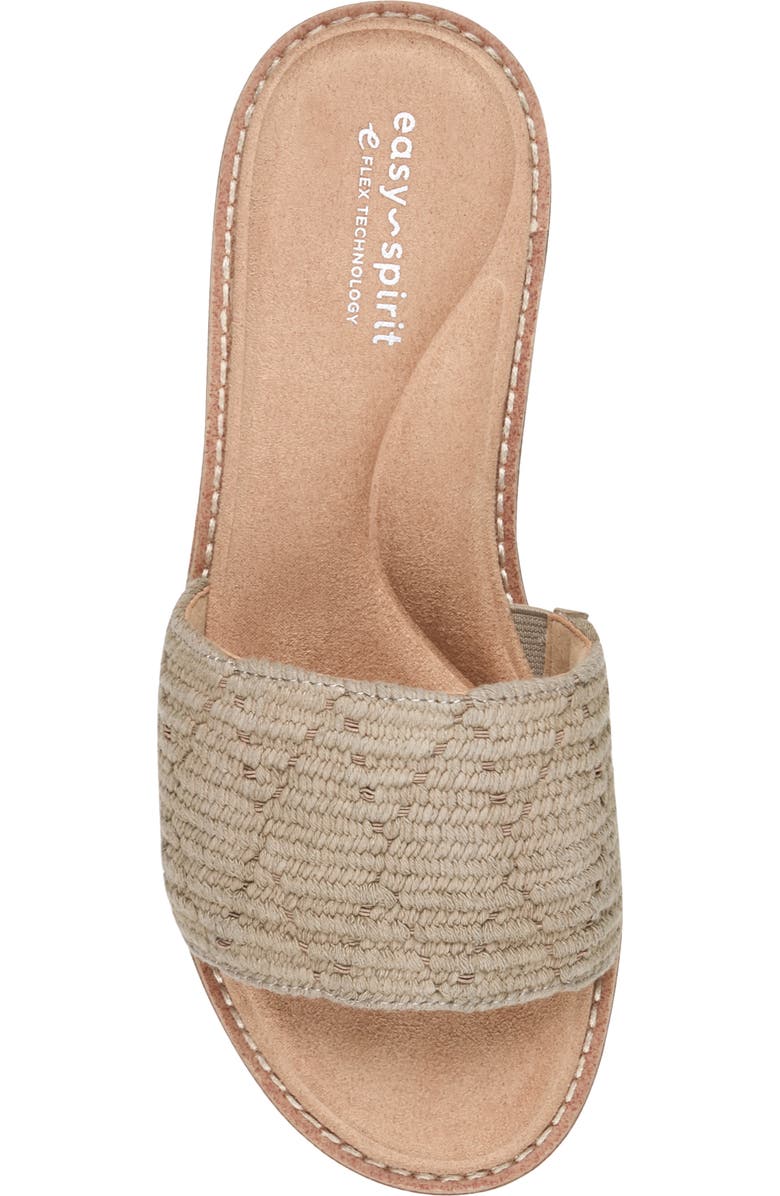 Easy Spirit Jadyn Platform Wedge Slide Sandal, Alternate, color, Taupe
