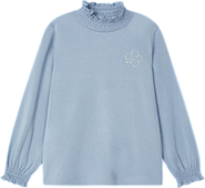 Mayoral Blue Soft Turtleneck