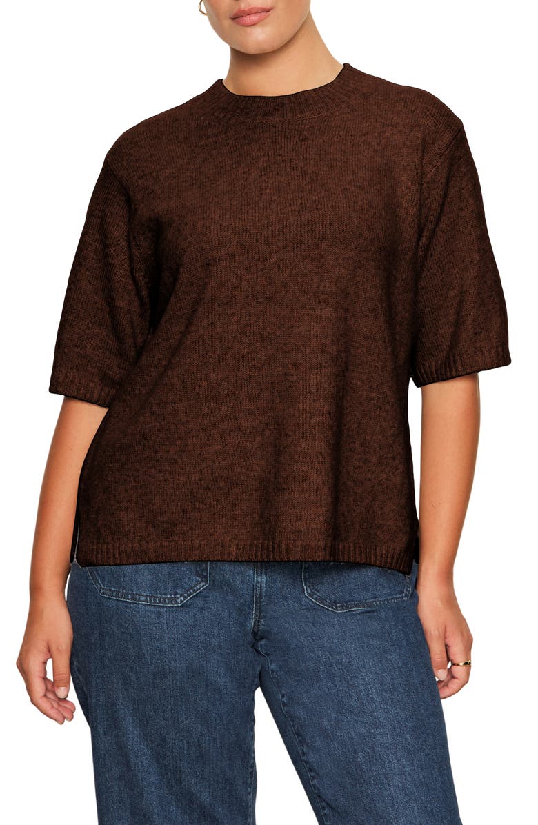 Sanctuary Perfect Sweater Tee, Main, color, Chicory