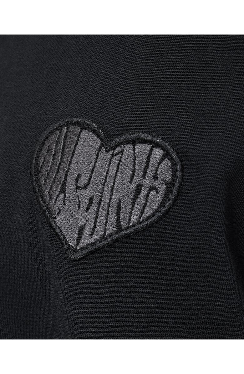 AllSaints Lover Oversize Heart Appliqué Cotton T-Shirt, Alternate, color, 