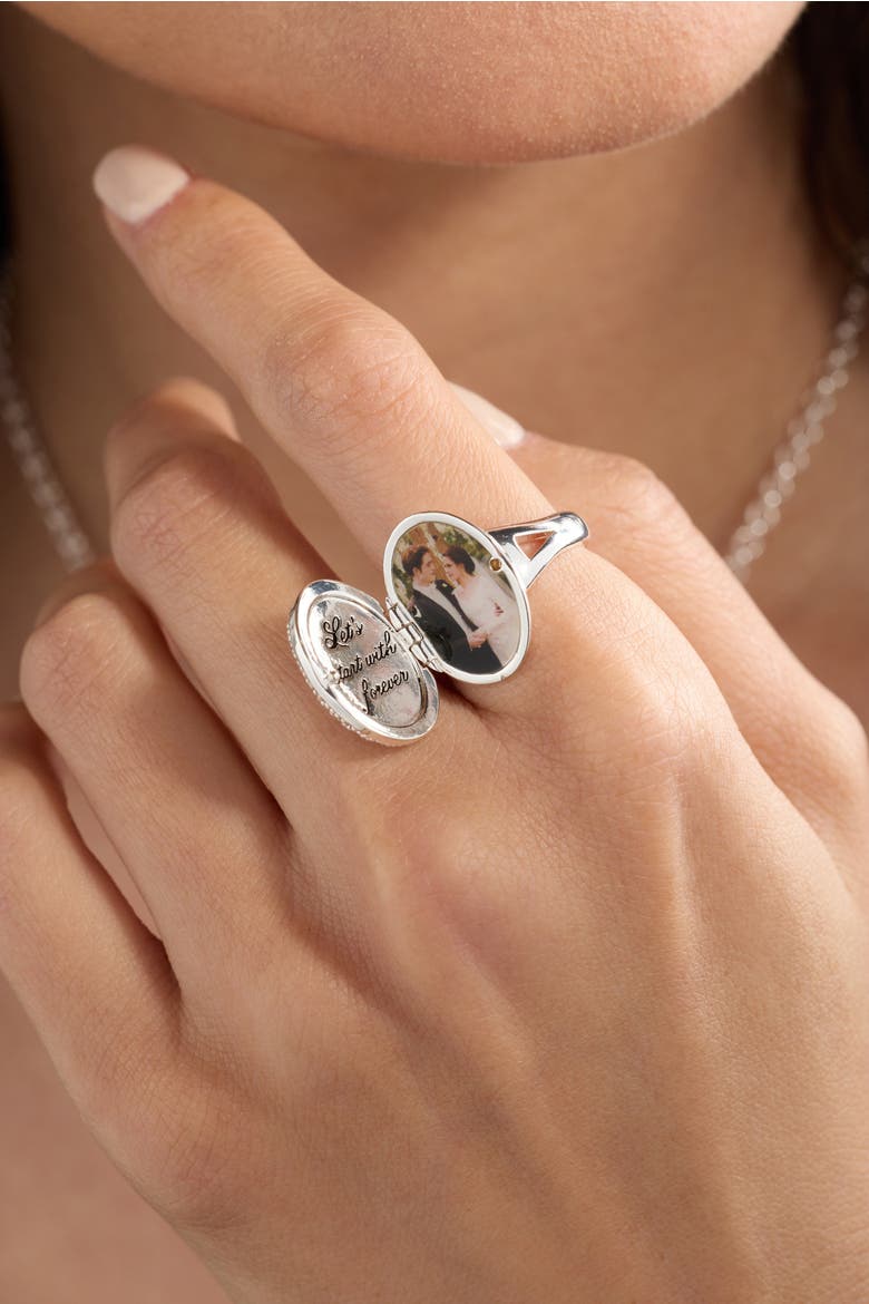 The Twilight Saga Bella's Engagement Ring, Alternate, color, Silver