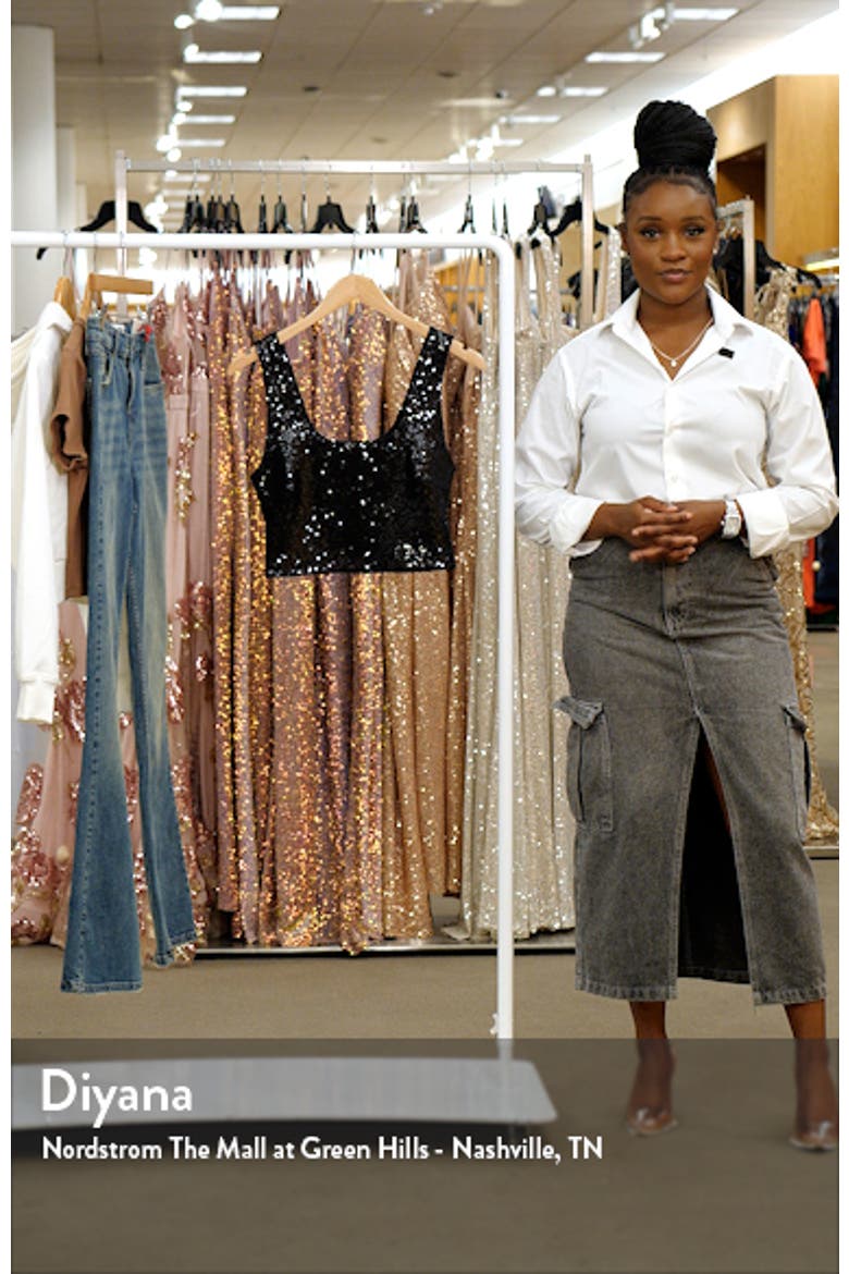 Sequin Crop Top video