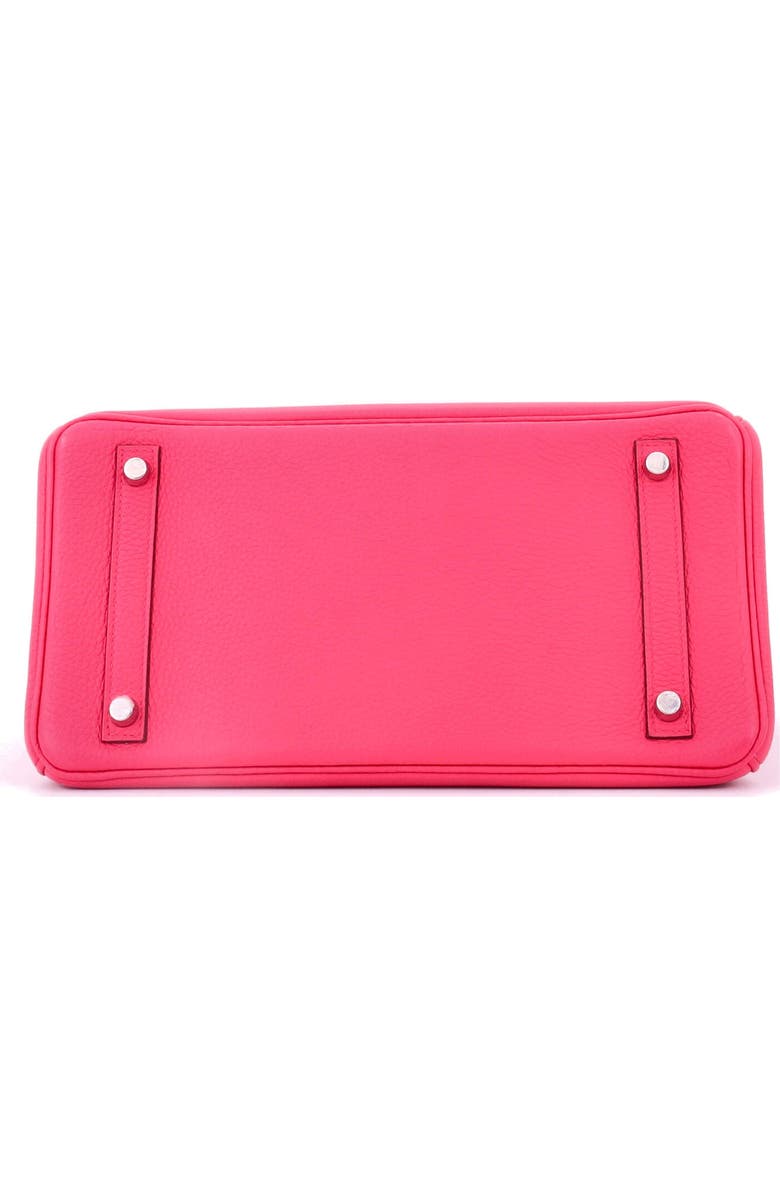 Pre-Owned Hermes Birkin Handbag Pink Clemence with Palladium Hardware 30, Alternate, color, Rose Extreme