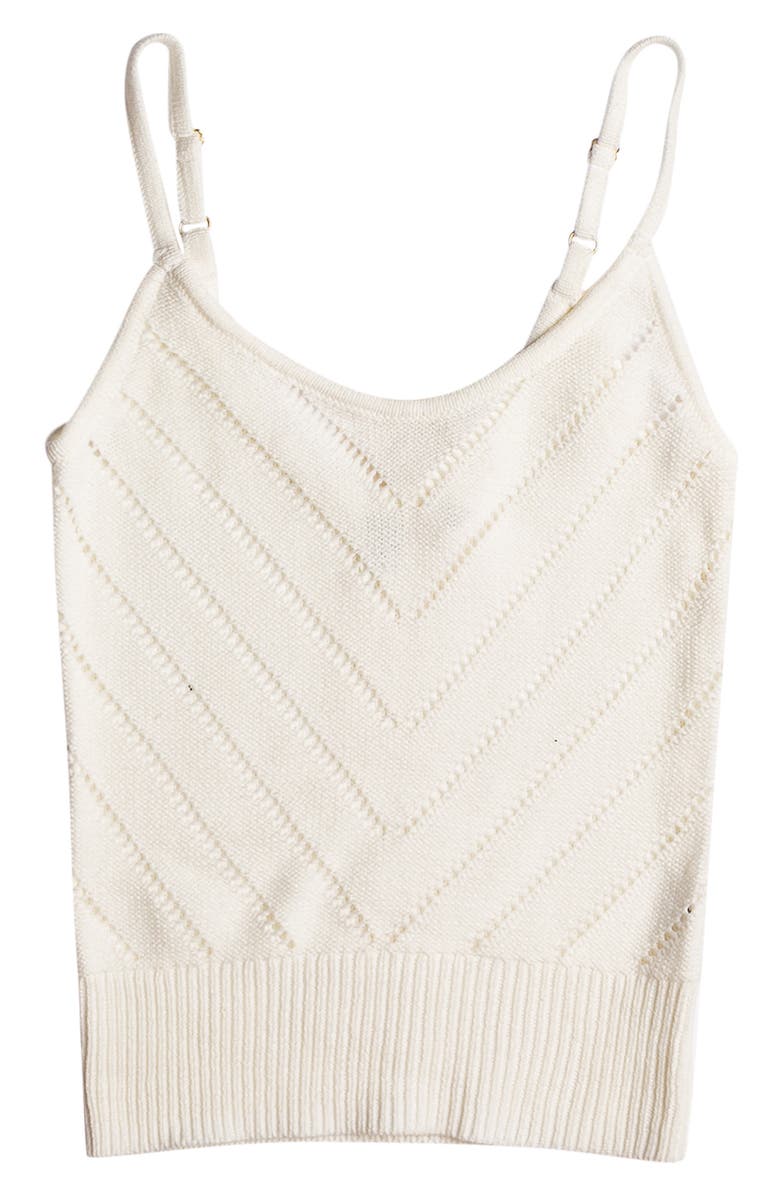 Roxy Sunrise Club Pointelle Stitch Tank, Alternate, color, 