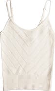 Roxy Sunrise Club Pointelle Stitch Tank