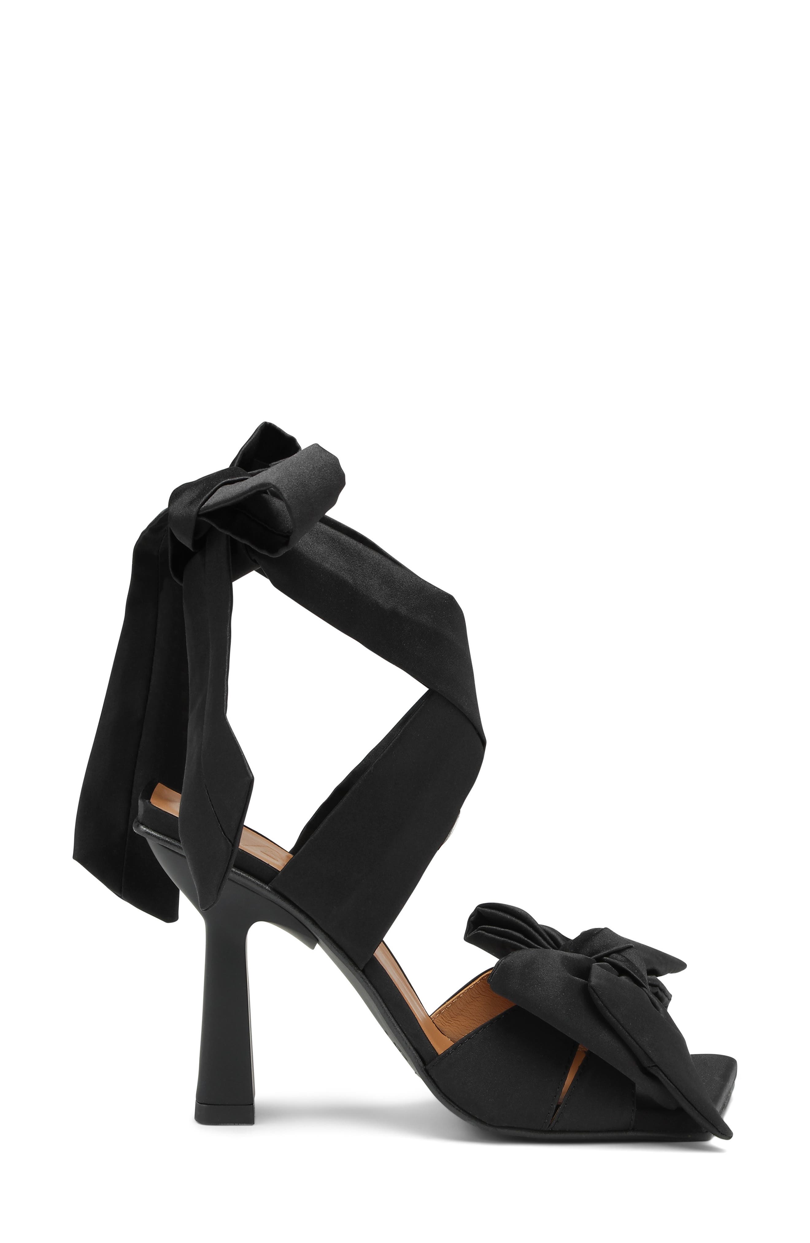 Ganni Bow Sandal, Alternate, color, 