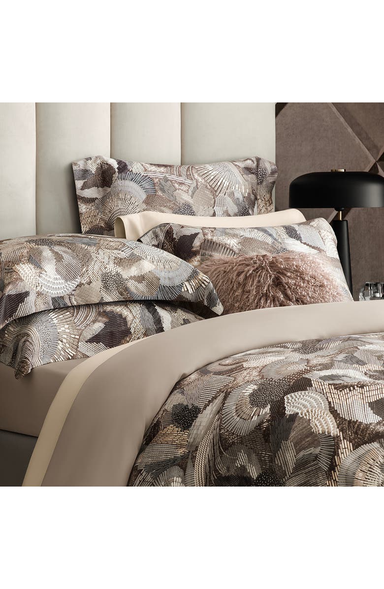 Togas Ligardes duvet cover, Alternate, color, Brown