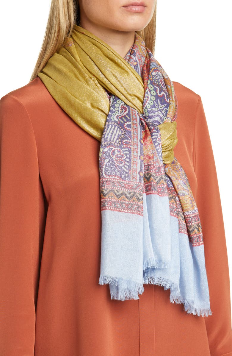 Etro Raji Scarf, Alternate, color, 