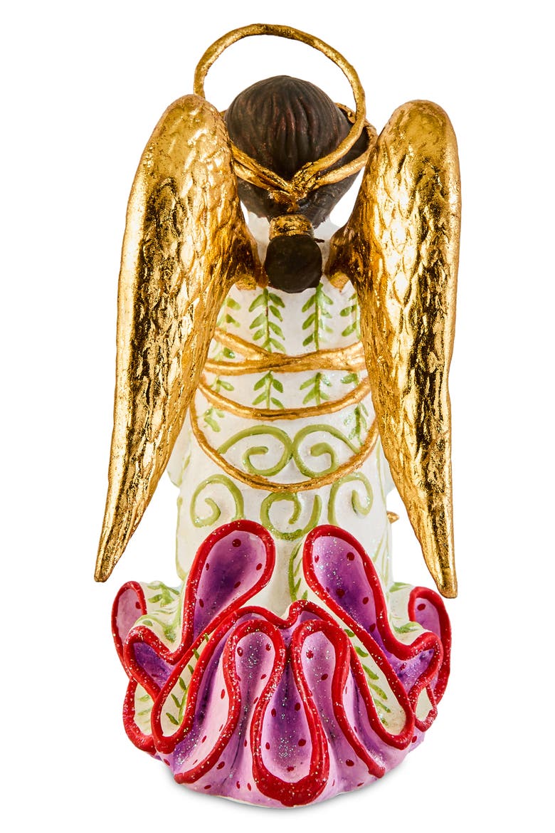 Patience Brewster Nativity Angel Ornament, Alternate, color, GOLD