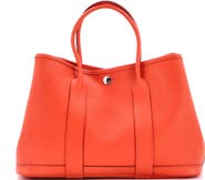 Pre-Owned Hermes Garden Party Tote Leather 30