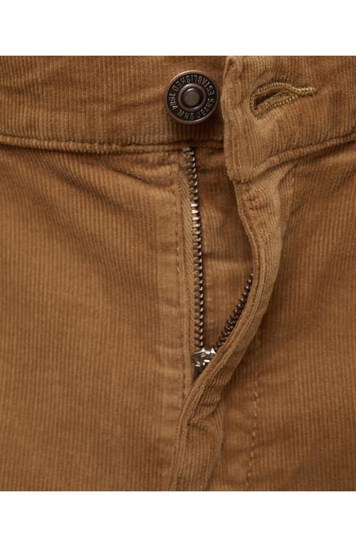 Mango Sienna Crop Flare Corduroy Jeans In Medium Brown