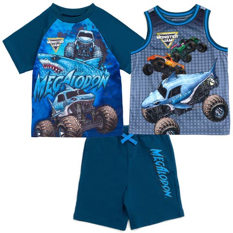 3pc Tank Top, Tee & Shorts Set (Toddler, Little Kid & Big Kid)