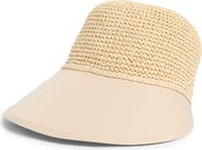 BCBG Raffia Face Framer Adjustable Hat