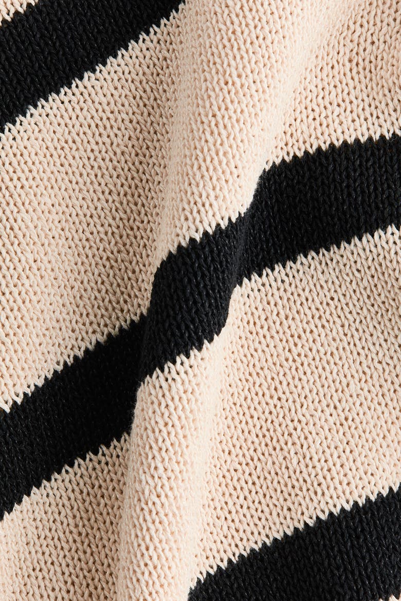 Batwing-sleeved Jumper, Alternate, color, Cream/striped