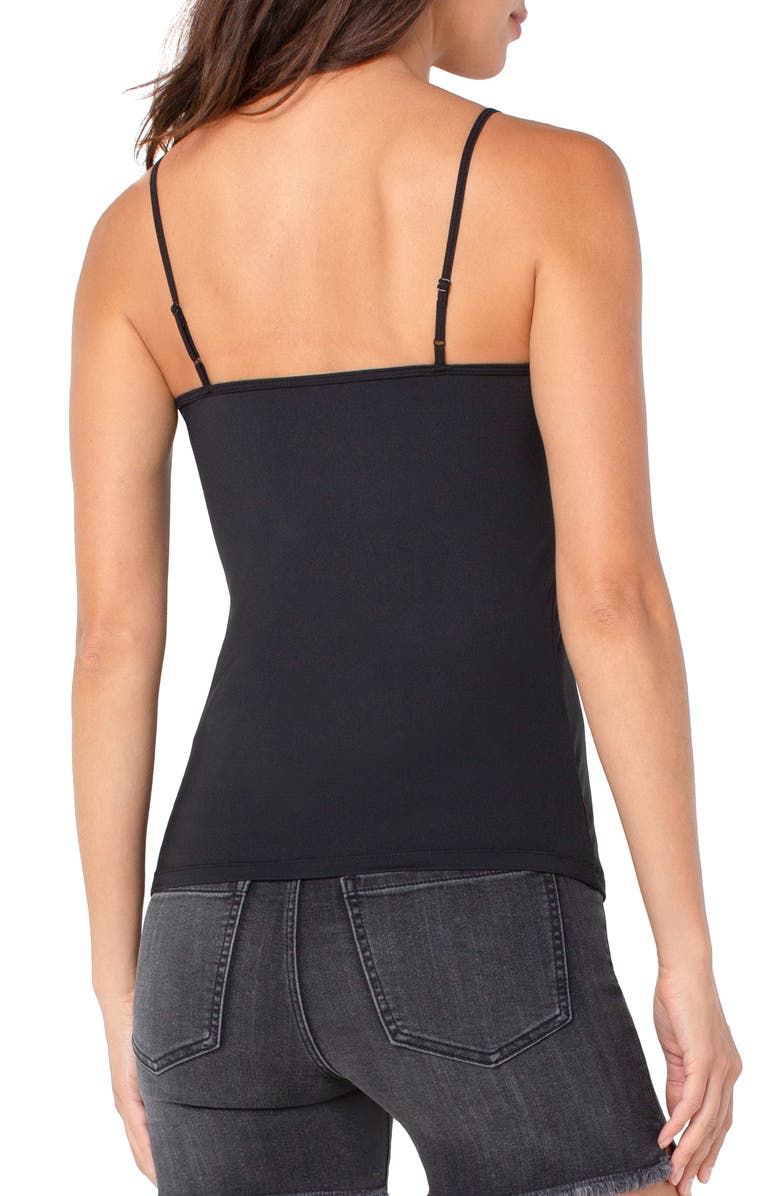 Liverpool Los Angeles Layering Camisole, Alternate, color, Black