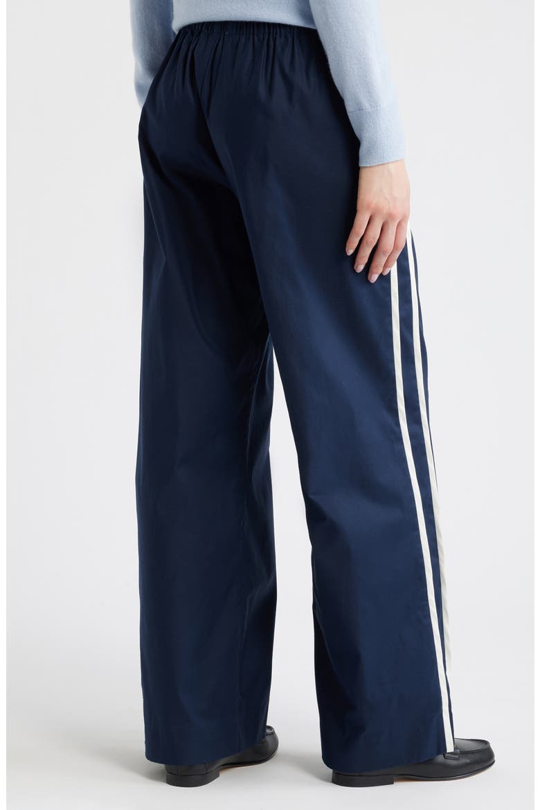 Julien Wide Leg Poplin Pants, Alternate, color, MIDNIGHT