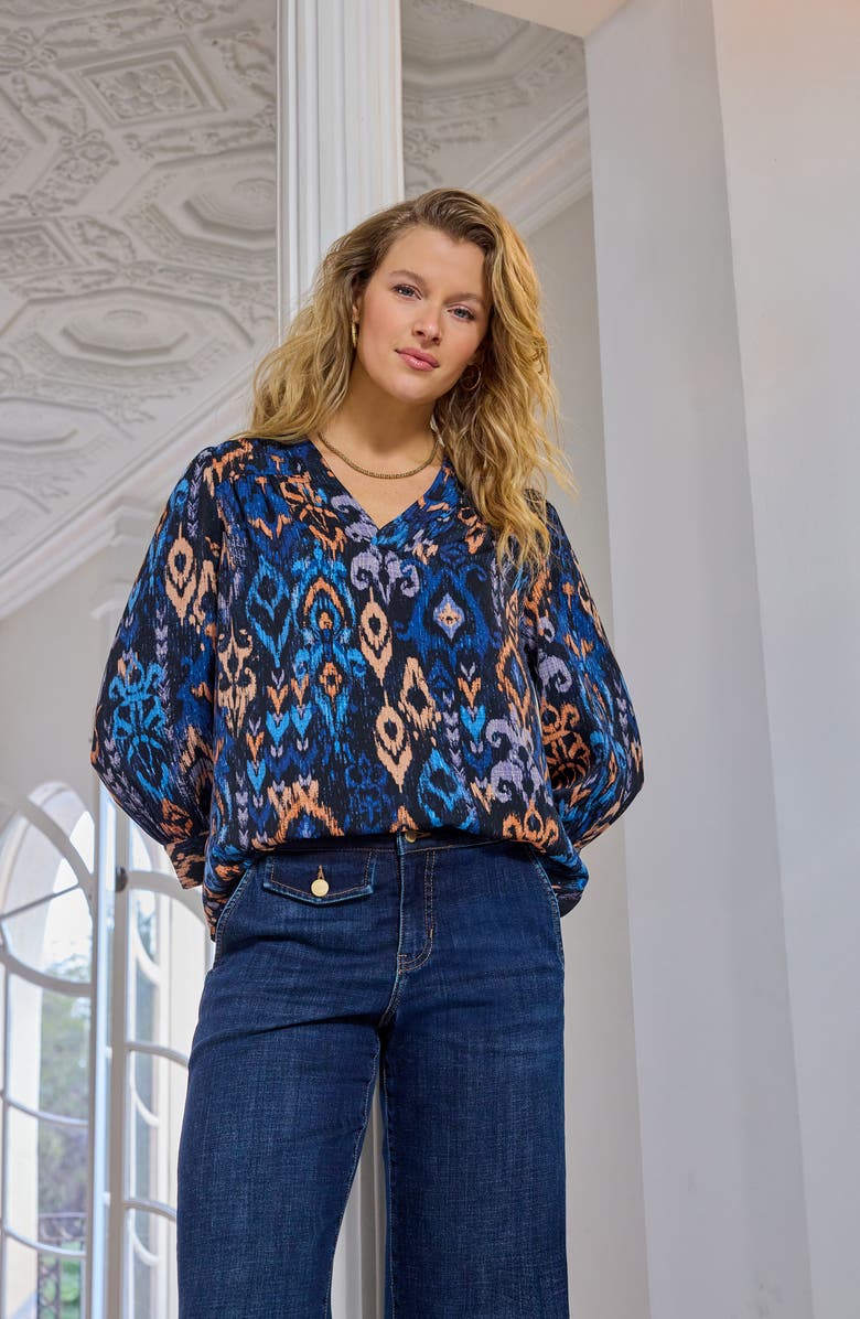 Liverpool Los Angeles Stride High Waist Crop Wide Leg Jeans, Alternate, color, Albany