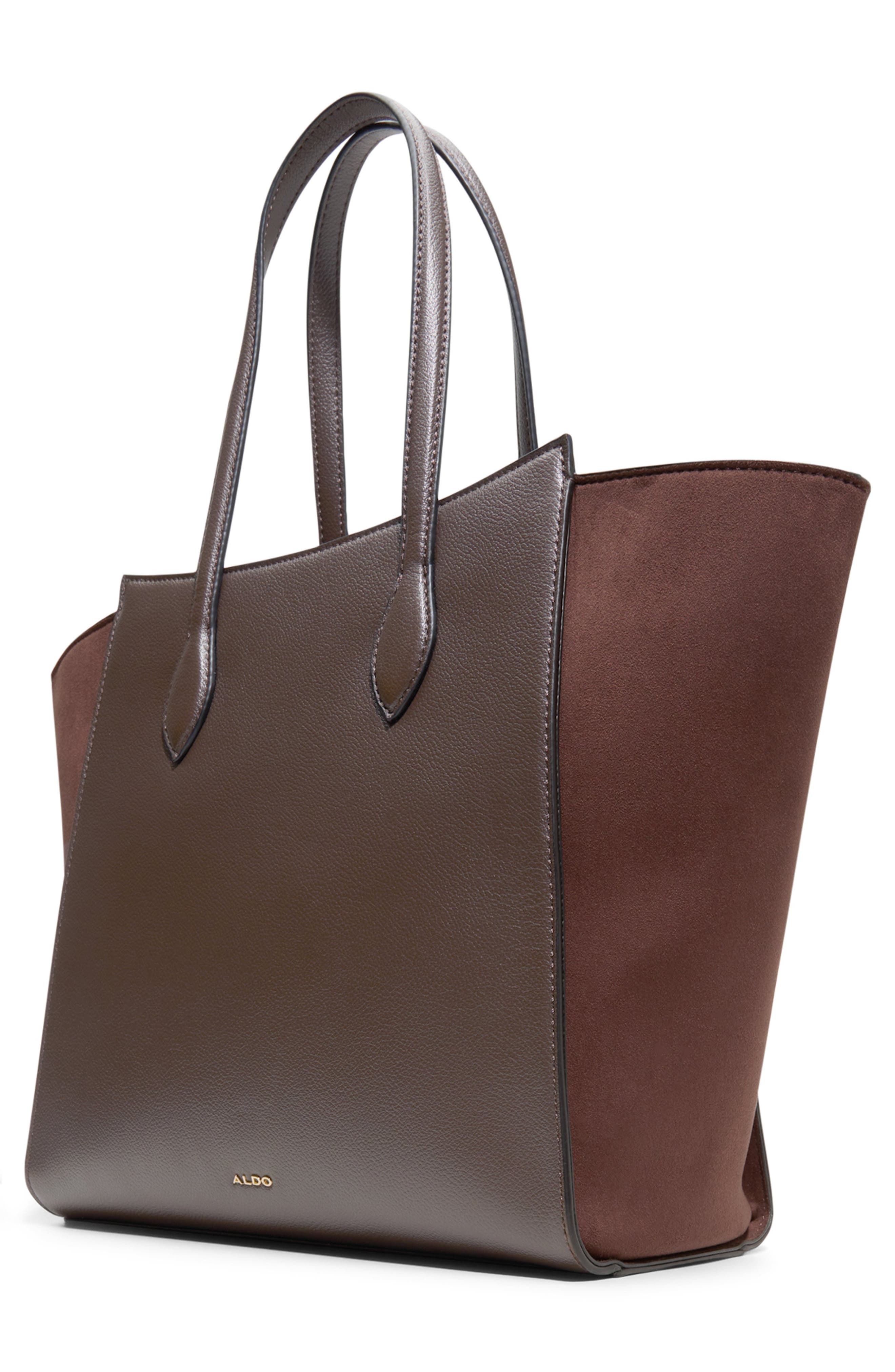 Leahanne Faux Leather Tote, Alternate, color, OTHER BROWN