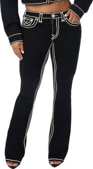 True Religion Becca Ropestitch Mid Rise Bootcut Jeans