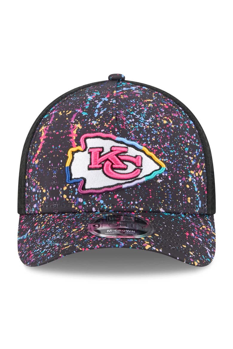 Men's New Era Black Kansas City Chiefs 2025 NFL Crucial Catch 9FORTY Adjustable Hat, Alternate, color, Black
