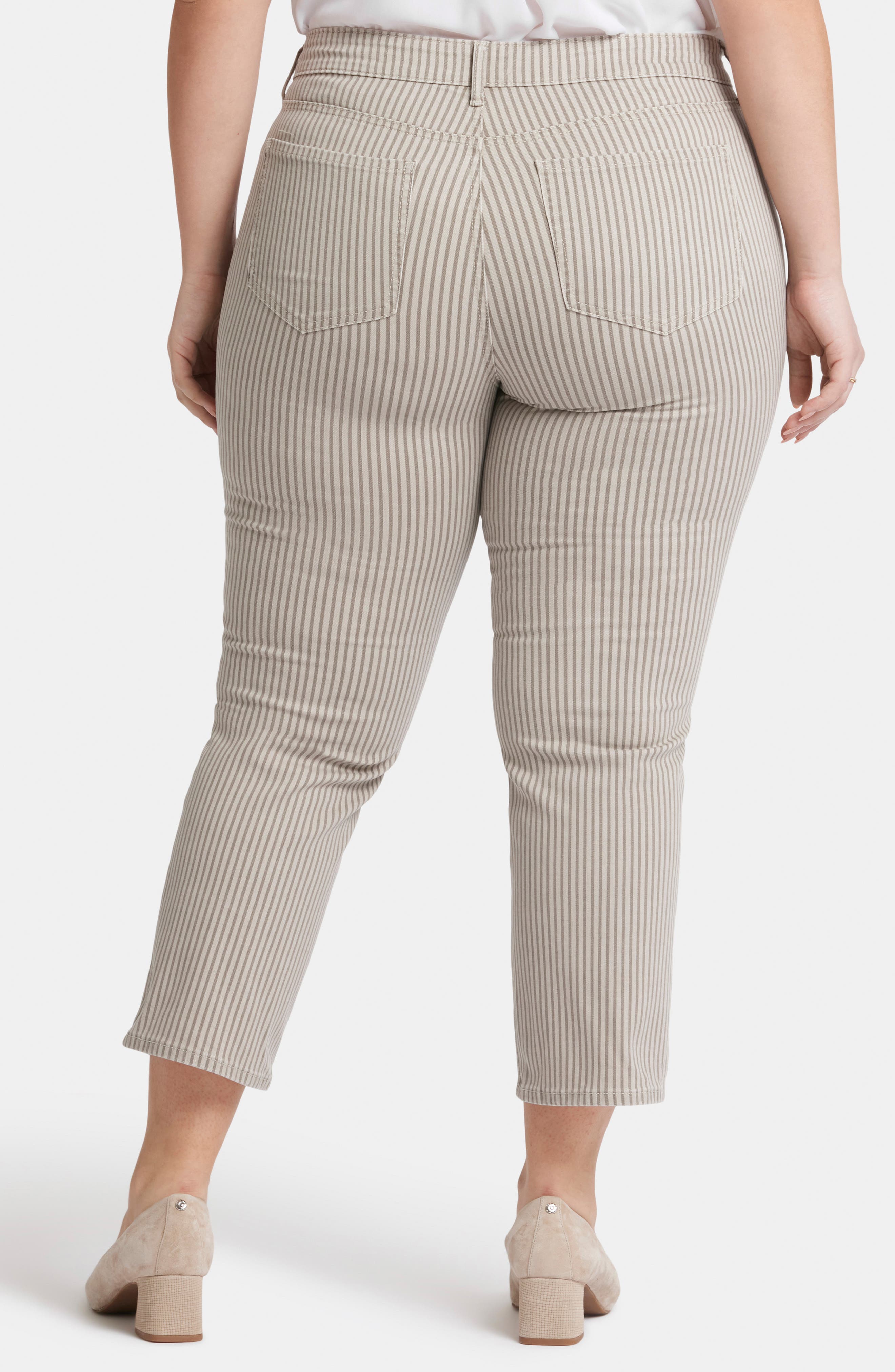 Marilyn Stripe Crop Straight Leg Jeans - image 2
