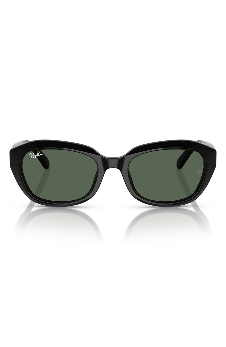 Ray-Ban Kids' 48mm Irregular Sunglasses, Main, color, Black