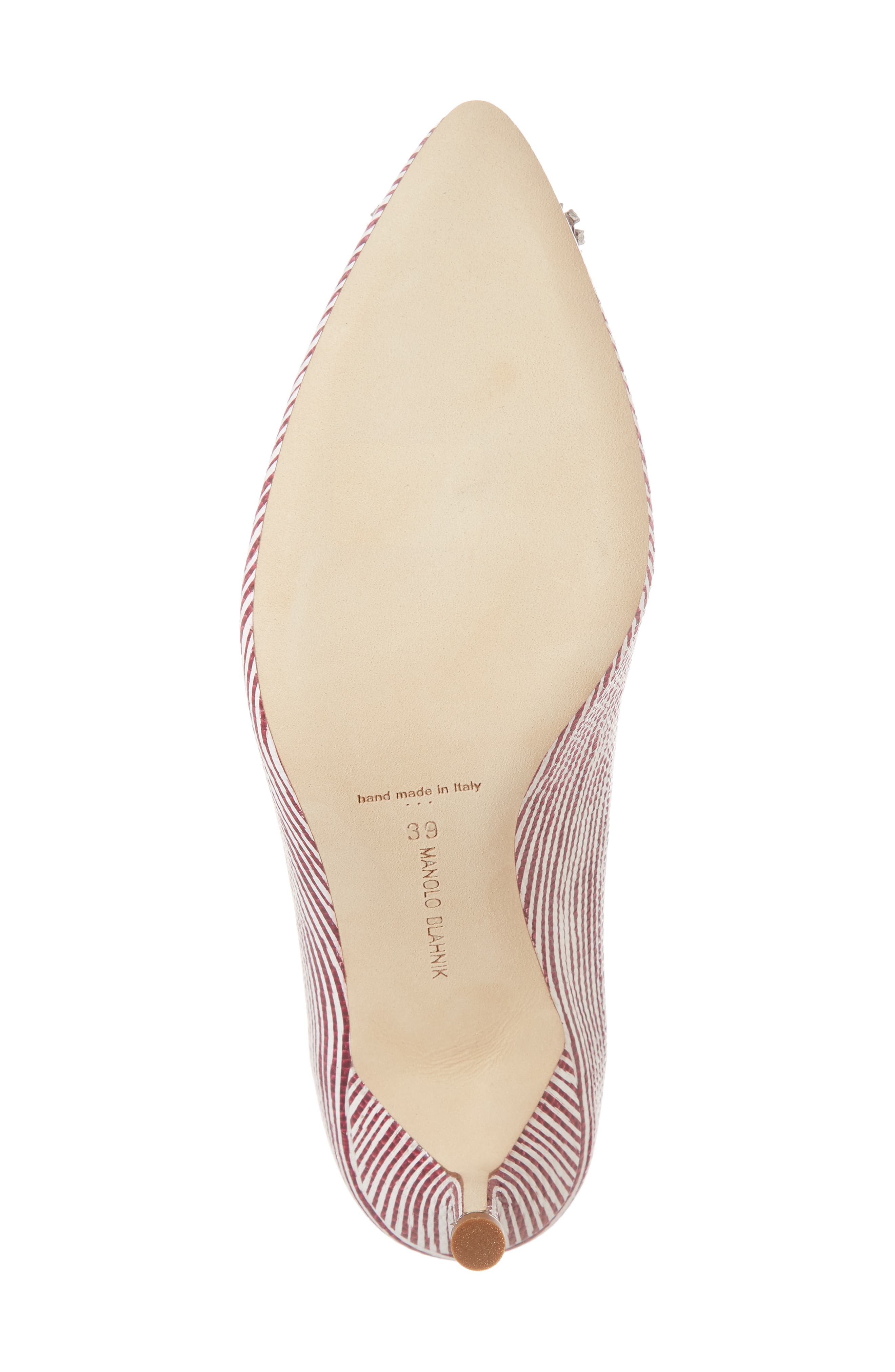 Manolo Blahnik Hangisi Jewel Buckle Pump, Alternate, color, 