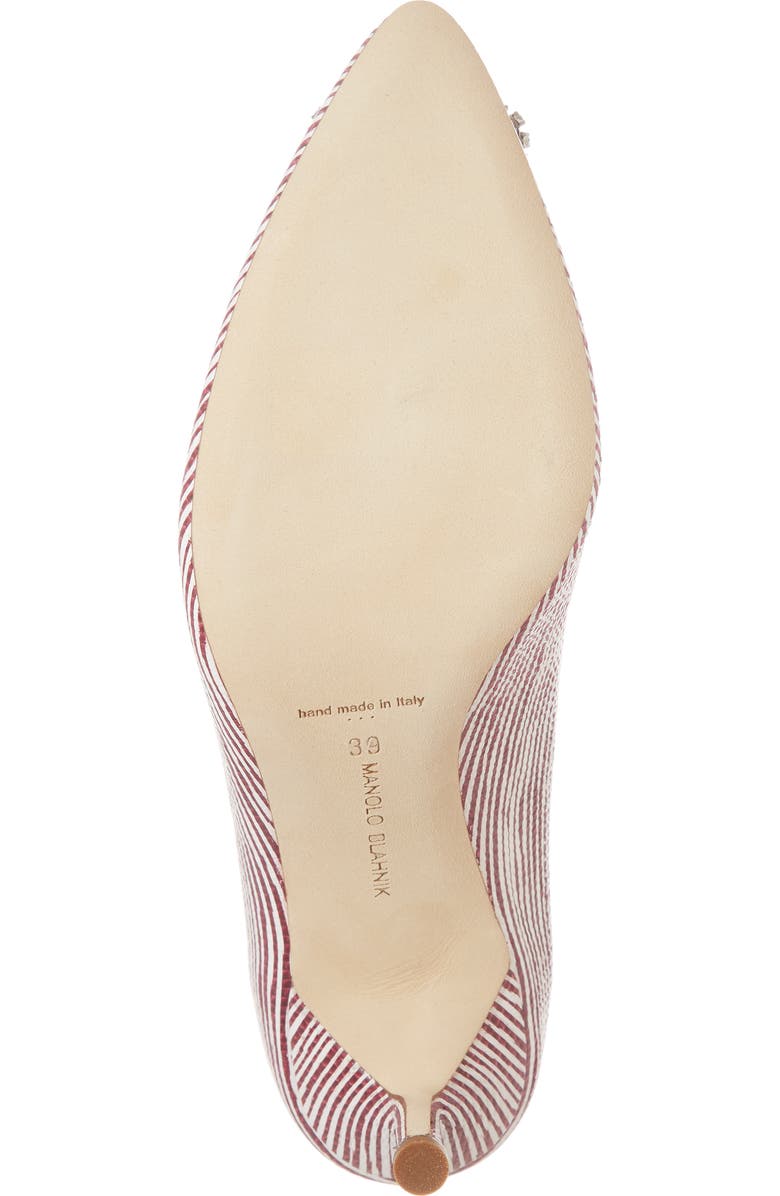 Manolo Blahnik Hangisi Jewel Buckle Pump, Alternate, color,