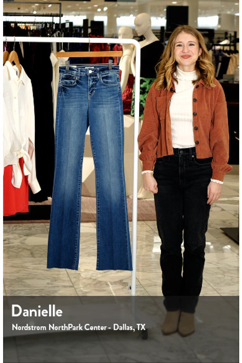 Ruth Raw Hem Straight Leg Jeans video