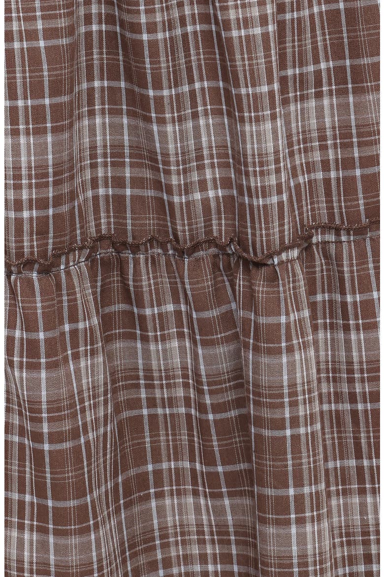 Campbell Tiered Maxi Dress, Alternate, color, JUNO CHECK