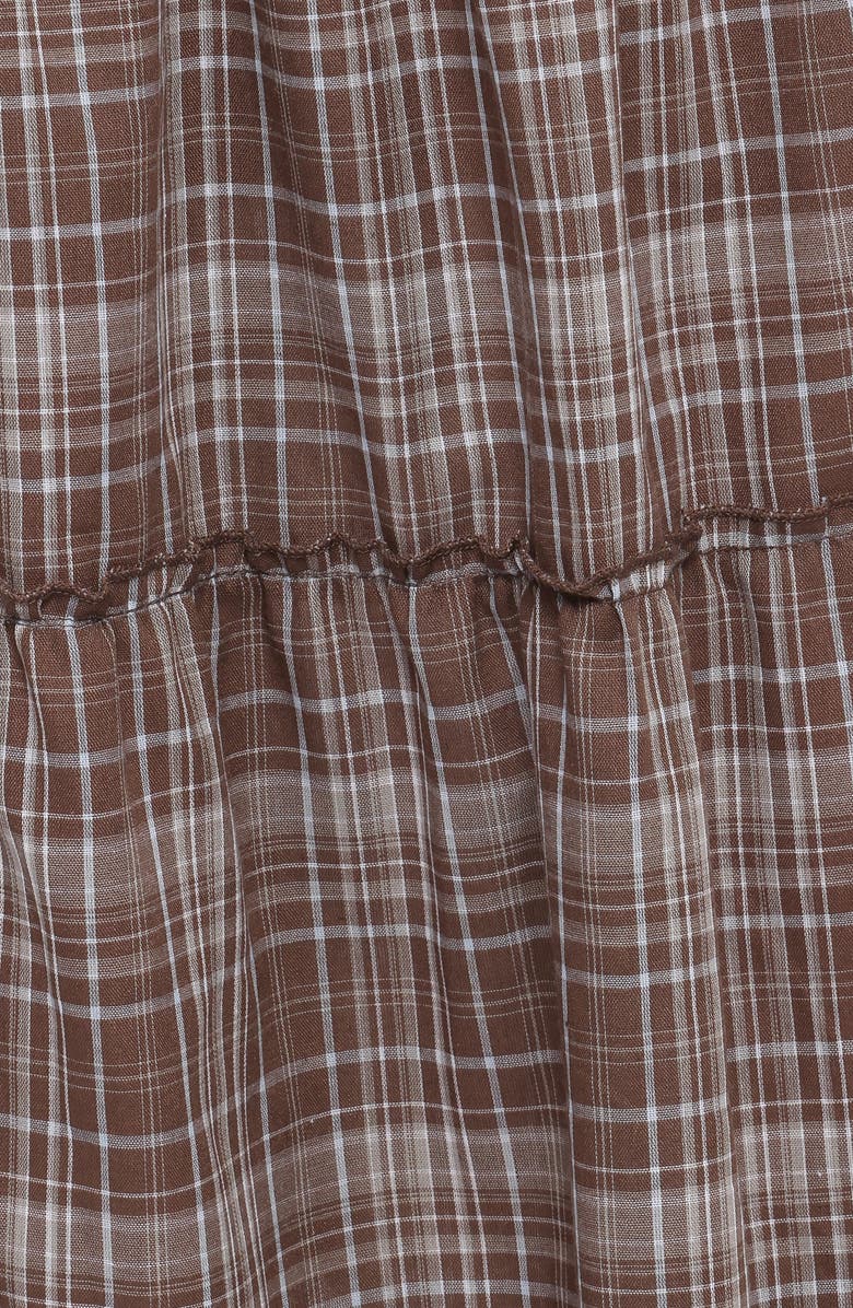 Petal & Pup Campbell Tiered Maxi Dress, Alternate, color, Juno Check