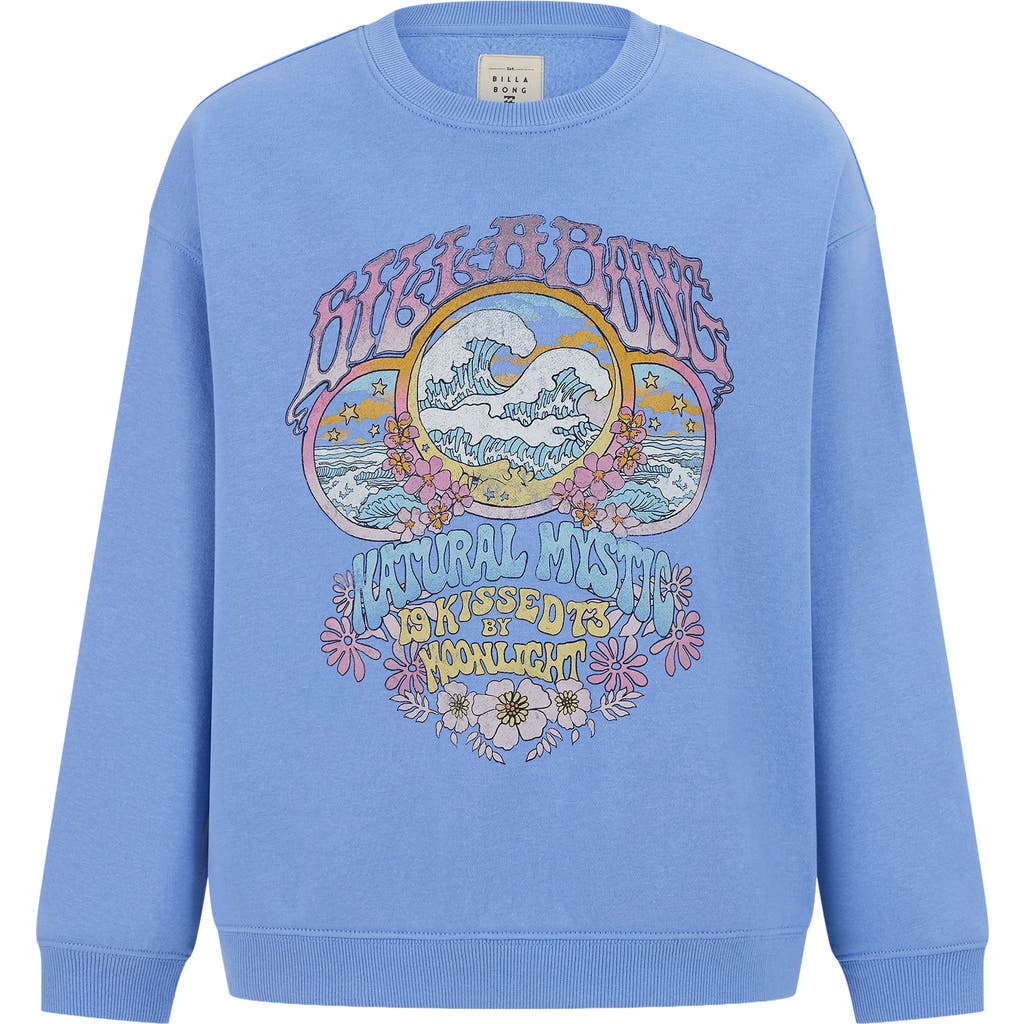 Billabong Kids' Natural Mystic Graphic Sweatshirt In Blue