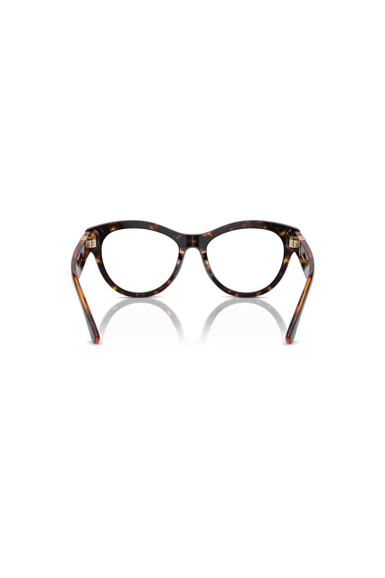 51mm Round optical glasses, Alternate, color, Brown
