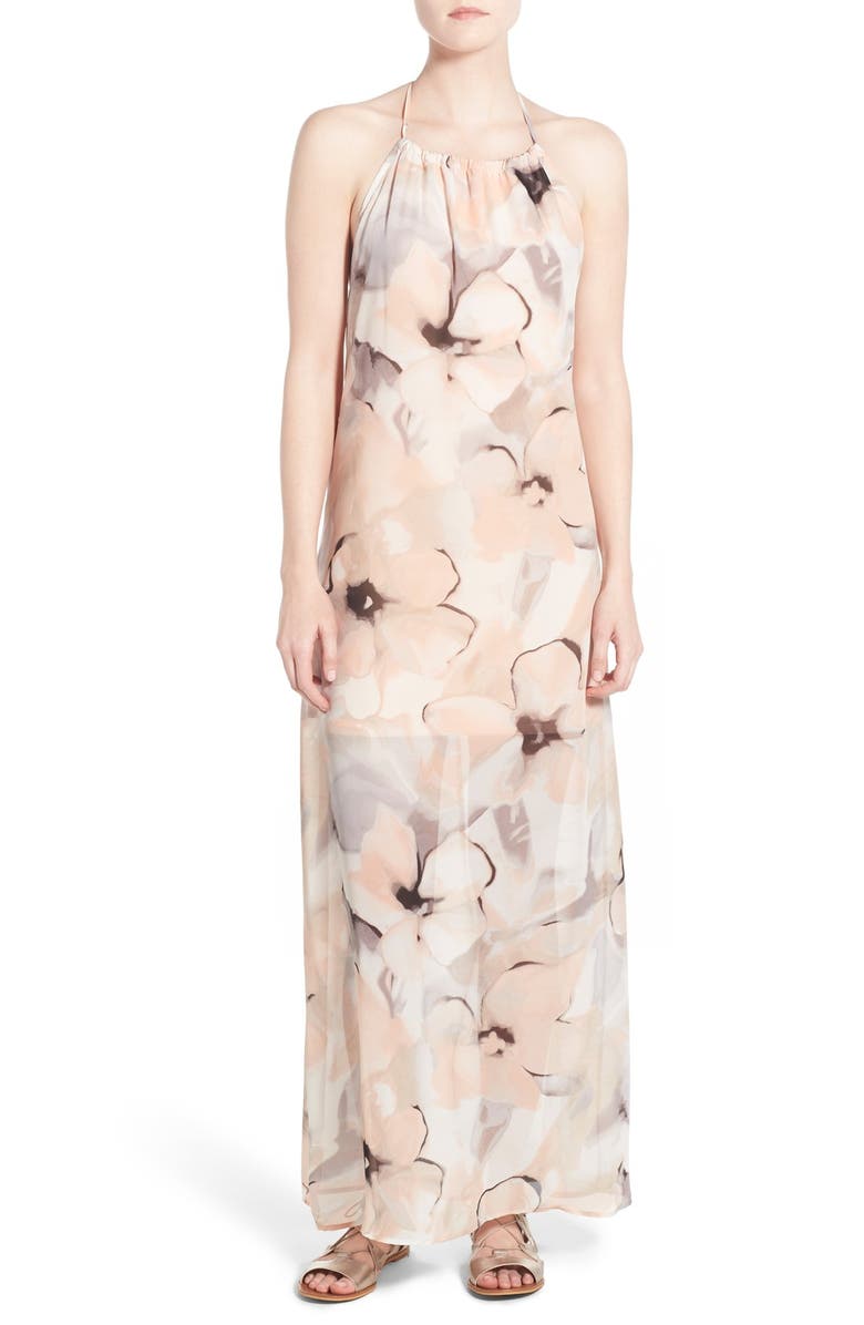 Mimi Chica Floral Print Maxi Dress, Main, color, 