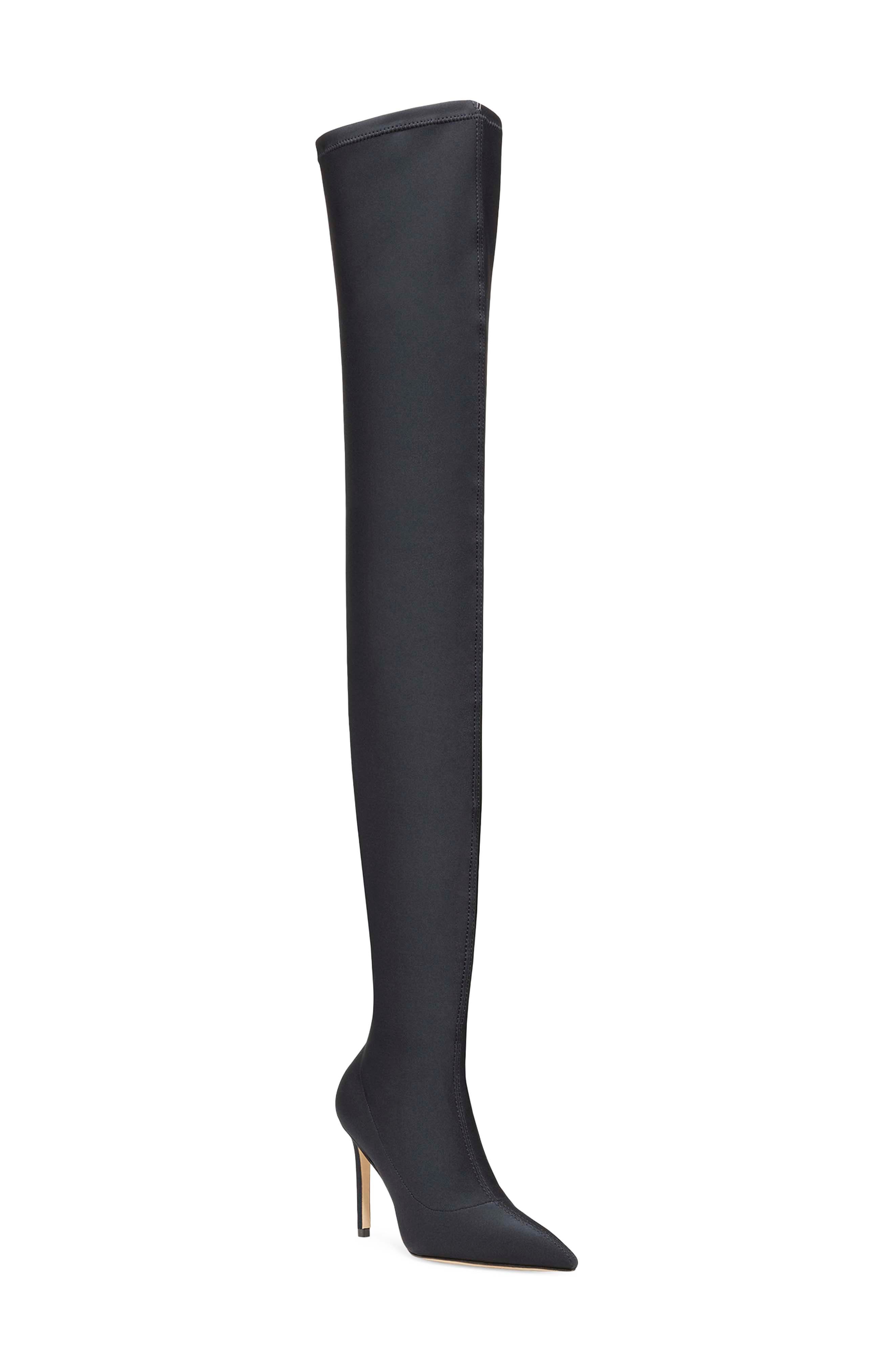 Stuart Weitzman Ultrastuart 100 Stretch Over the Knee Boot, Main, color, 