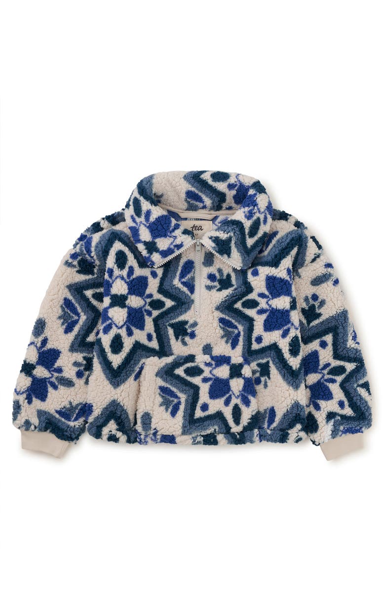 Tea Collection Teddy Fleece Pullover, Main, color, 