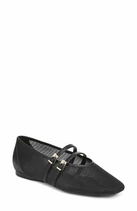 Crista2 Faux Leather Mary Jane Flat