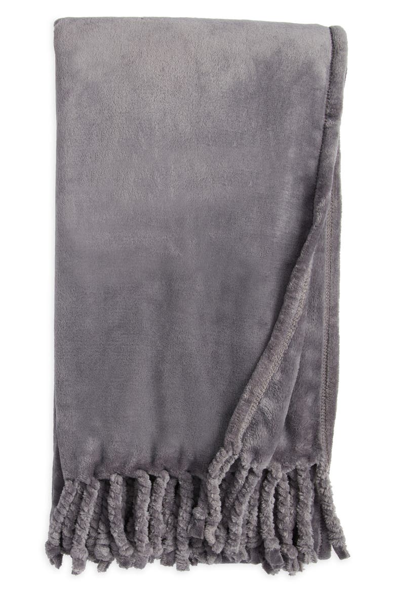 Bliss Throw Blanket, Main, color, GREY PEARL