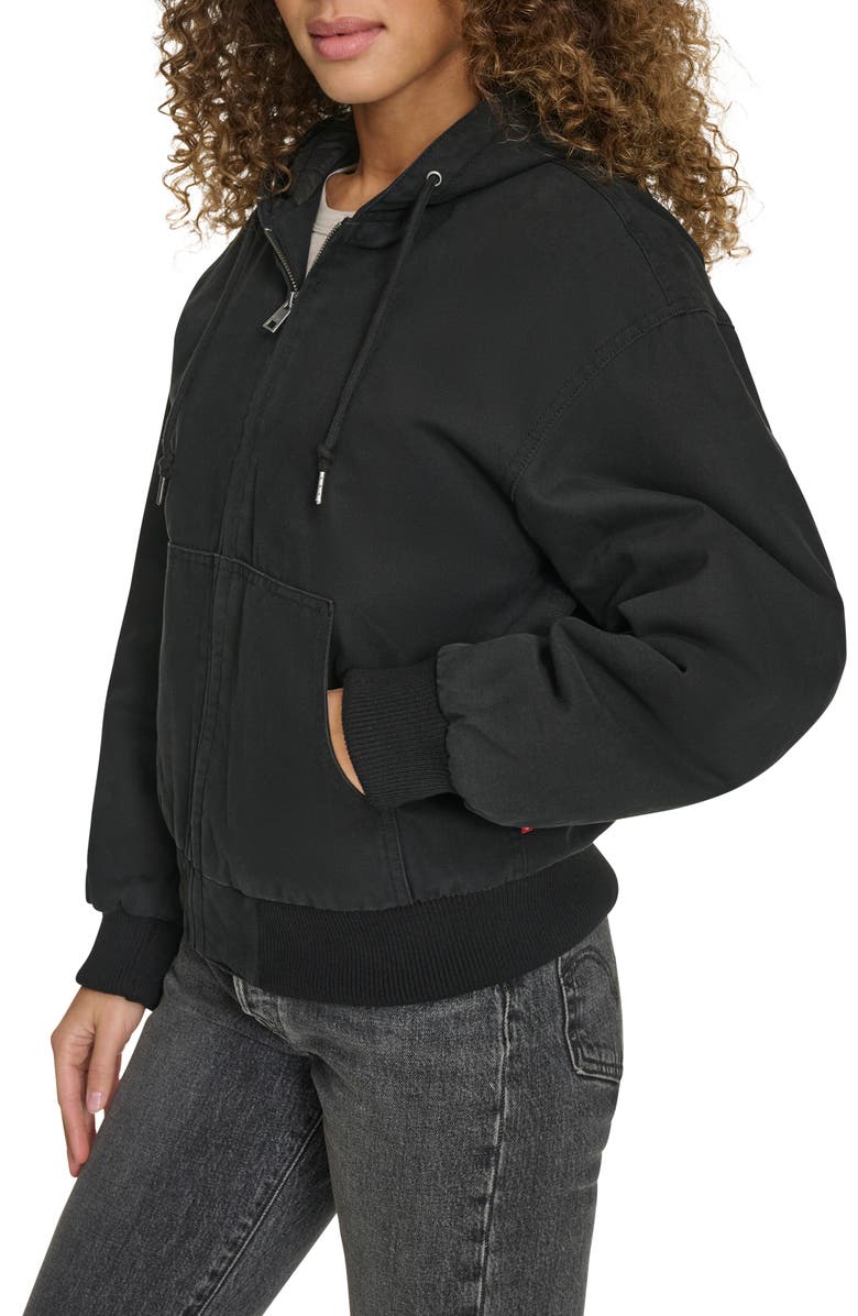 Levi's<sup>®</sup> Work Cotton Canvas Zip Jacket, Alternate, color, Black