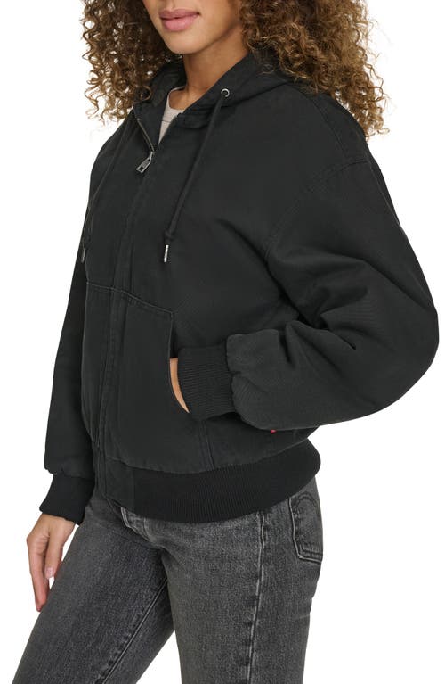 Levi's® Work Cotton Canvas Zip Jacket In Black
