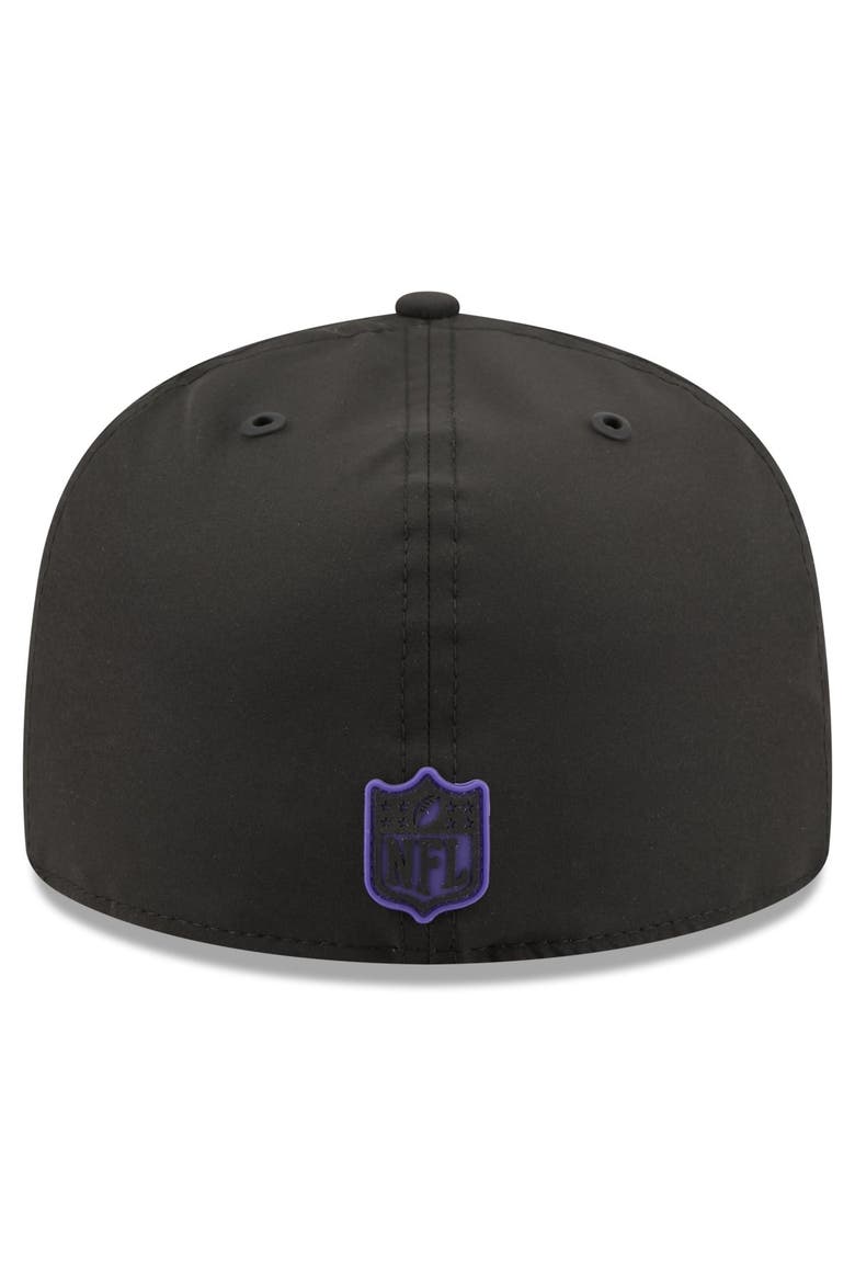 Men's New Era Black Baltimore Ravens 2026 Sideline 59FIFTY Fitted Hat, Alternate, color, Black