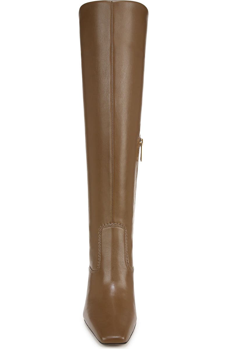 Franco Sarto Bowman Snakeskin Embossed Knee High Boot, Alternate, color, Brown