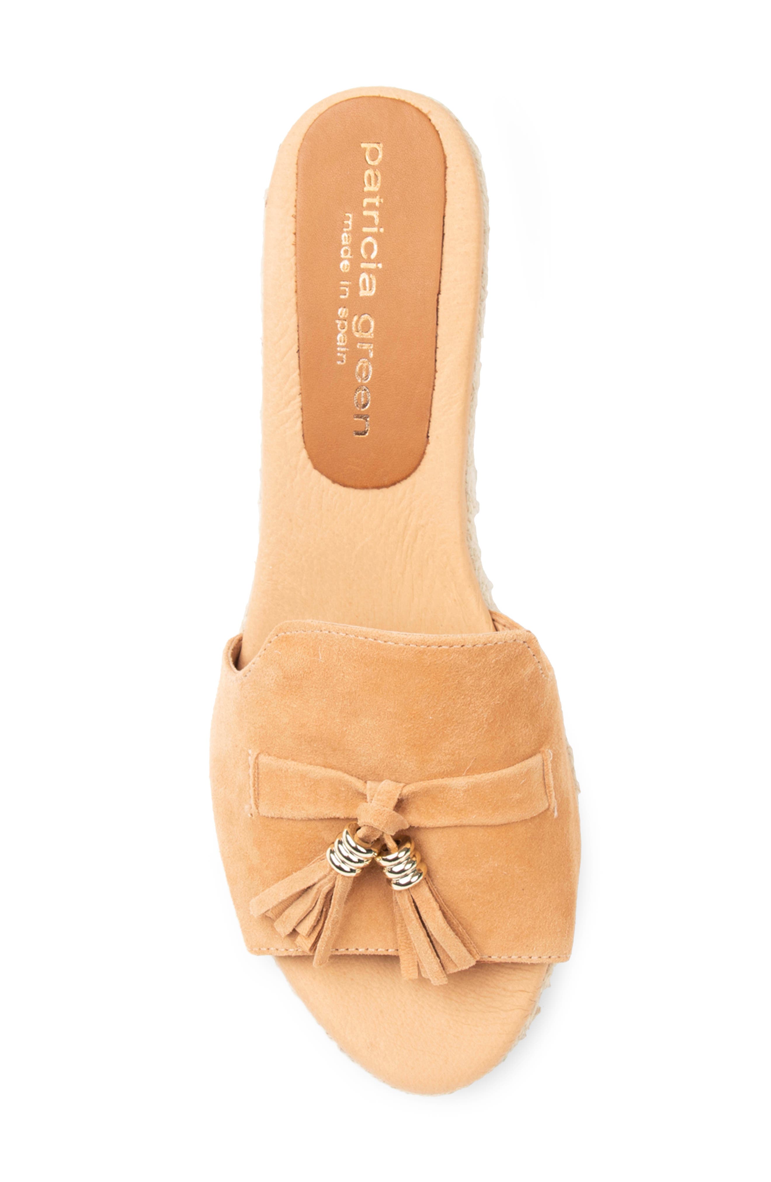 patricia green Capri Tassel Espadrille Wedge Sandal, Alternate, color, 