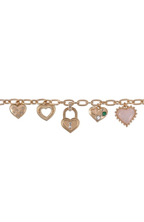 Charmy Heart Charm Necklace